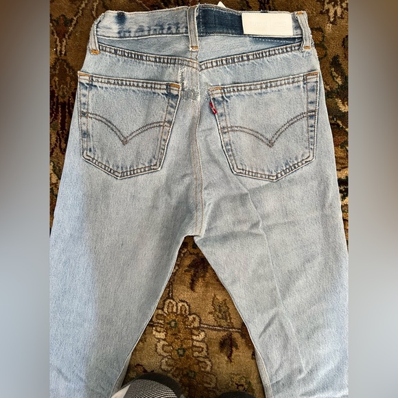 ReDone X Levis High Waist Denim Jeans tiny size 24 - Picture 5 of 7